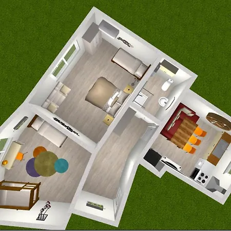Summer Square - 2 Bedrooms Retro Flat With Great Location, 1st Fl Апартамент *