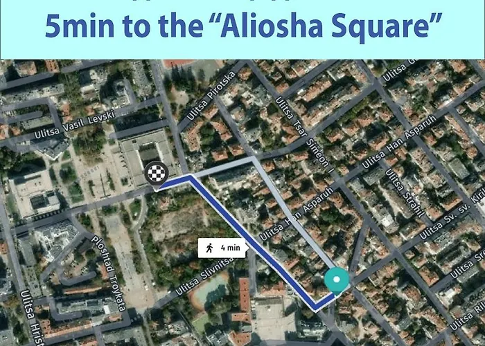 Summer Square - 2 Bedrooms Retro Flat With Great Location, 1st Fl בורגאס